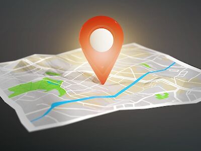Map marker graphics